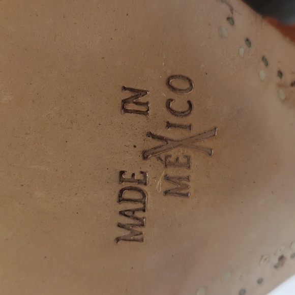 795- Handcrafted Women's Boots Genuine Leather Made In Mexico Size 7.5 - Picture 6 of 14